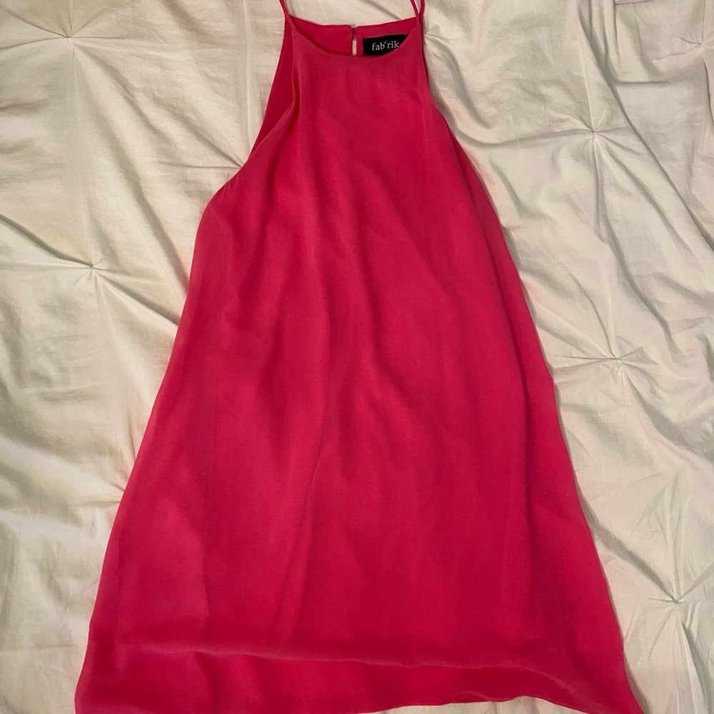 Fab’rik Hot Pink Halter Dress
